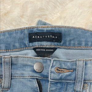 Aeropostale Light Blue High-Rise Jeggings
